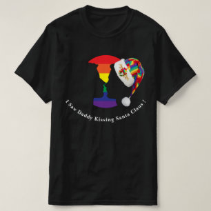 Camiseta Gay Natal Beijo T-Shirt