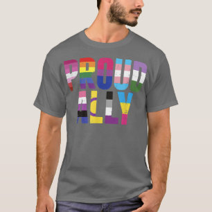 Camiseta Gay Orgulhoso Ally LGBTQ Lésbica Trans Pan Que