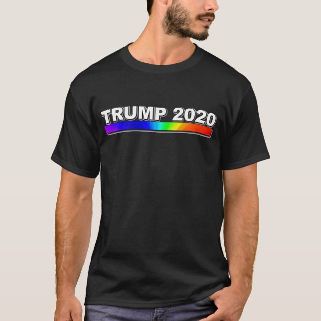 Camiseta Gay para Donald Trump 2020 (Frente)