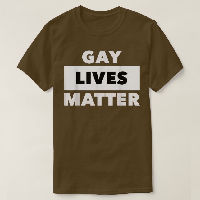 Camiseta Gay para Igualdade de Direitos Gays e Orgulho Lgbt (Frente do Design)