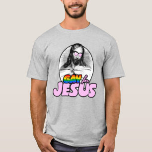 Camiseta Gay para Jesus Rainbow