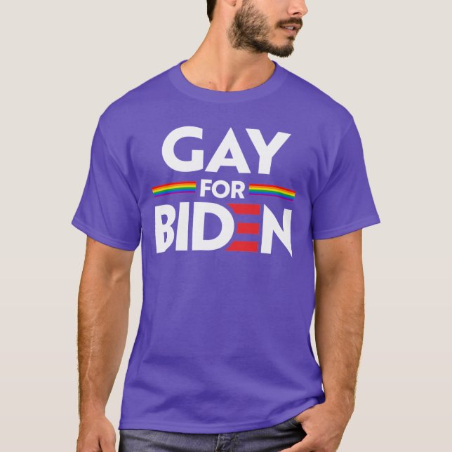 CAMISETA GAY PARA JOE BIDEN SEM SONO (Frente)