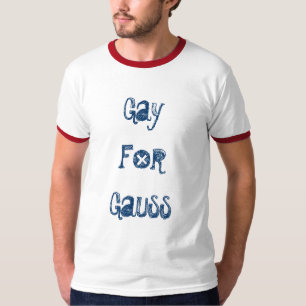 Camiseta Gay para o gauss