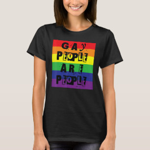 Camiseta Gay Pessoas São Desenho De Palavras Do Pessoas Rai
