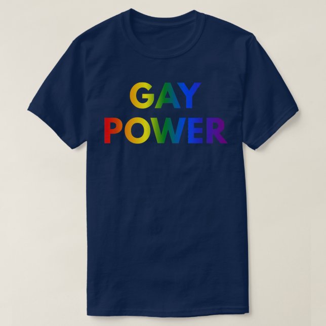 Camiseta Gay Power Gay Rights Lgbt Pride s2383 (Frente do Design)