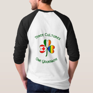 Camiseta Gay Pride Irlanda Canadá Bandeira do Trevo Persona