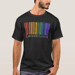 Camiseta Gay Queer Código de Barras Orgulho Estética LGBT G