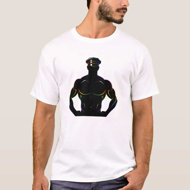 Camiseta GAY SILHOUETTE Gay Pride Shirt for Men | LGBTQ (Frente)