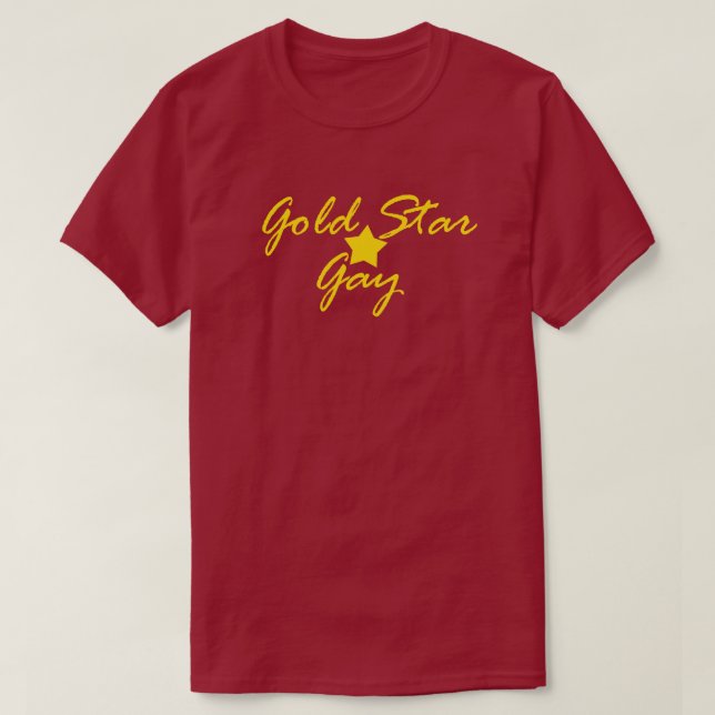 CAMISETA GAY STAR DOURADO (Frente do Design)