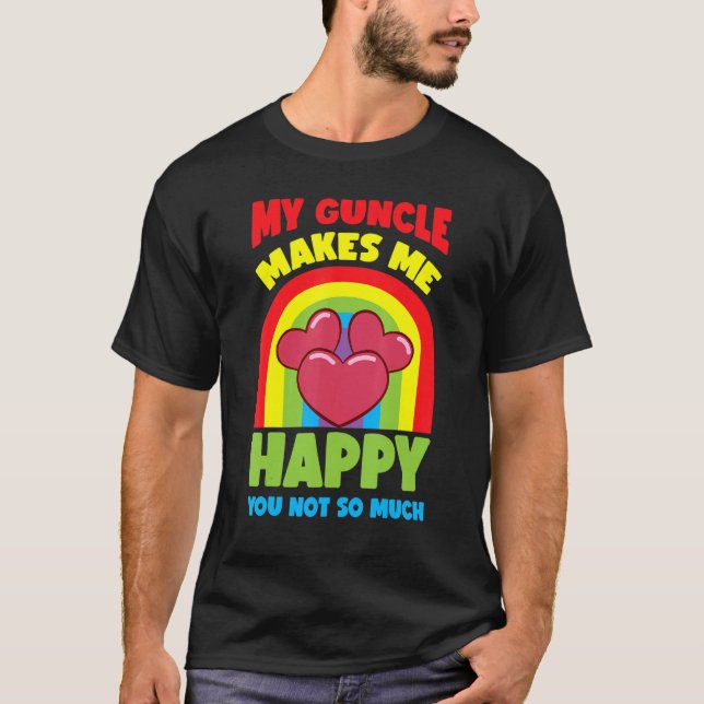 Camiseta Gay Tio Pride Guncle 3 (Frente)