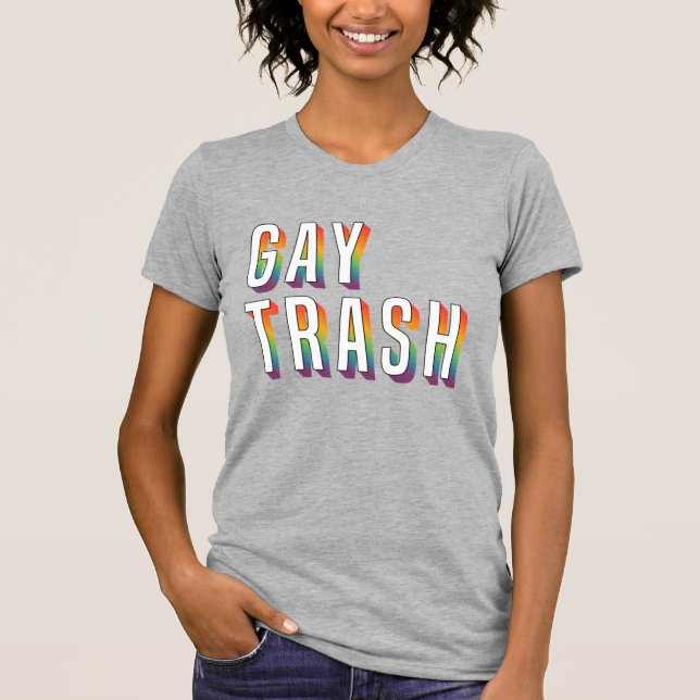 Camiseta Gay Trash (Frente)