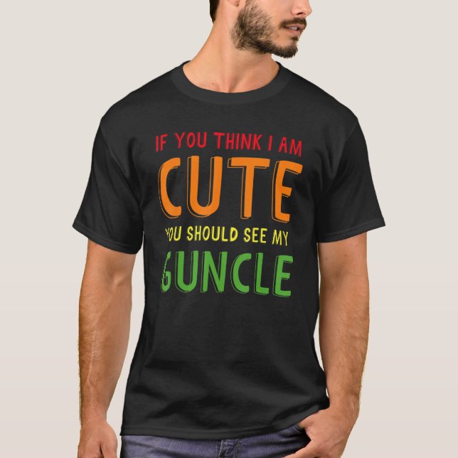 Camiseta Gay Uncle Pride Guncle 5 (Frente)