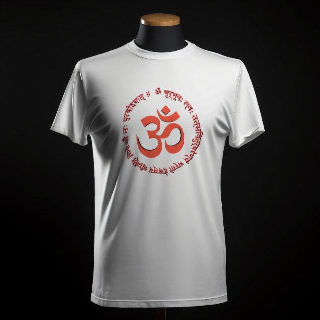 Camiseta Gayatri Mantra "Om Bhur Bhuva Swah" (Criador carregado)