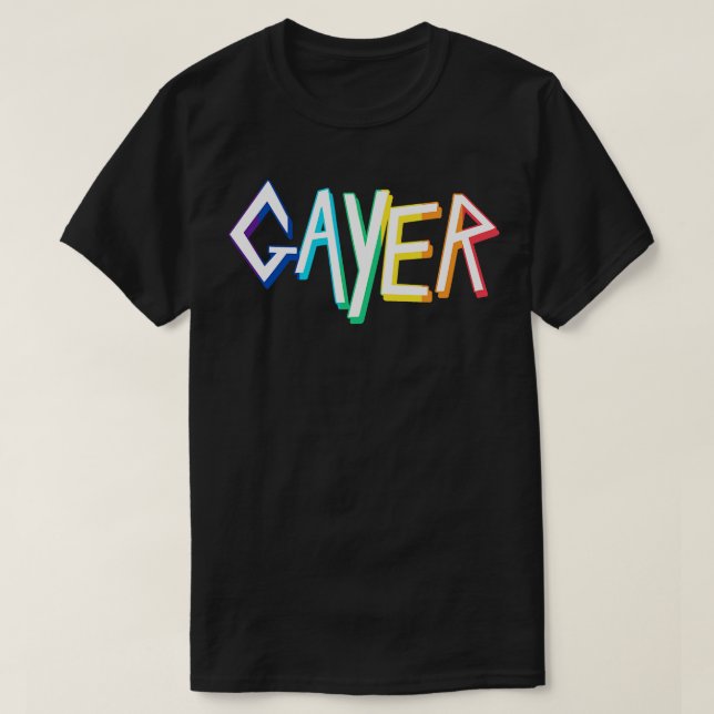 CAMISETA GAYER (Frente do Design)