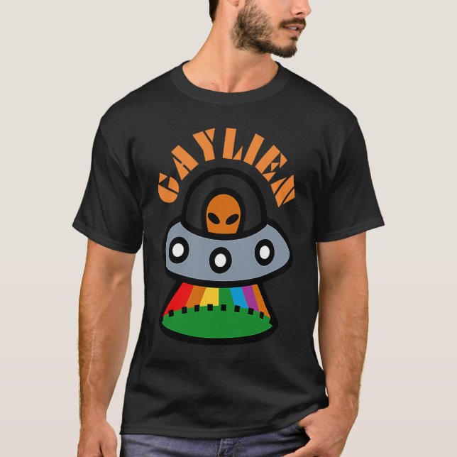 Camiseta Gaylien Gay Bear  Pride For Men Women Cute Lgbtq (Frente)