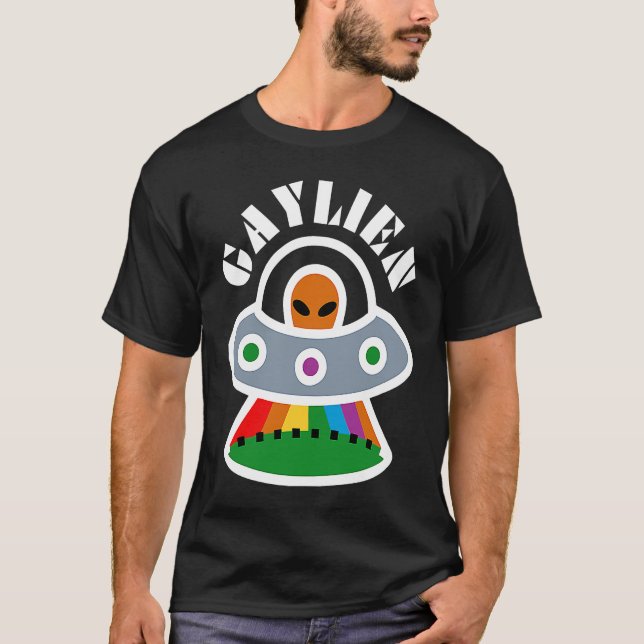 Camiseta Gaylien Gay Bear  Pride For Men Women Cute Lgbtq   (Frente)