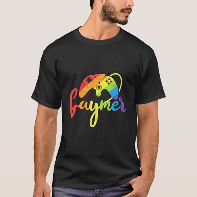 Camiseta Gaymer Gamer Orgulho gay Lgbt Jogo De Vídeo Corres (Frente)