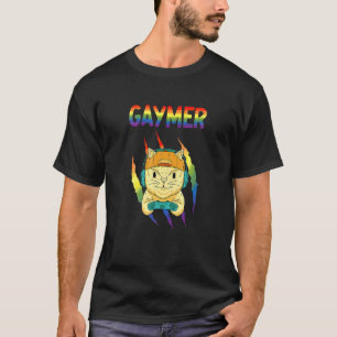 Camiseta Gaymer Gato Orgulho LGBQ