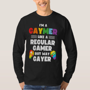 Camiseta Gaymer Gay Gamer Lgbt Pride Rainbow Controller Ga