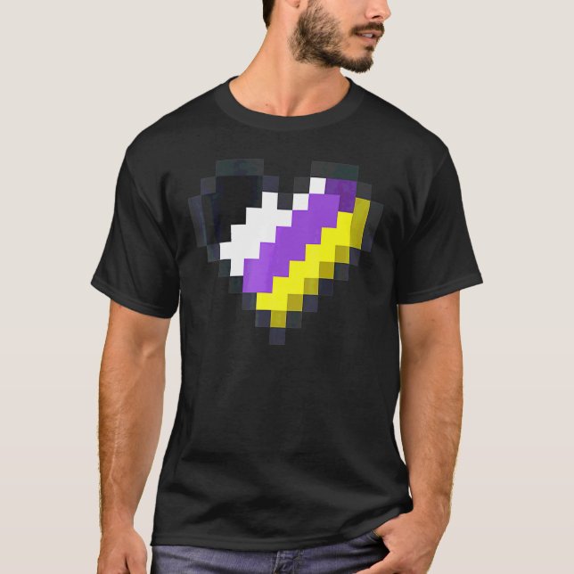 Camiseta Gaymer Lgbt - Orgulho Retroativo do Gamer Não Biná (Frente)