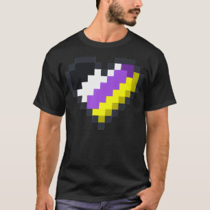 Camiseta Gaymer LGBT Retro Orgulho Gênero Jogador Não Binár