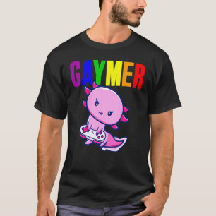 Camiseta Gaymer Orgulho gay Flag Gamer Lgbtq Video Game Axo
