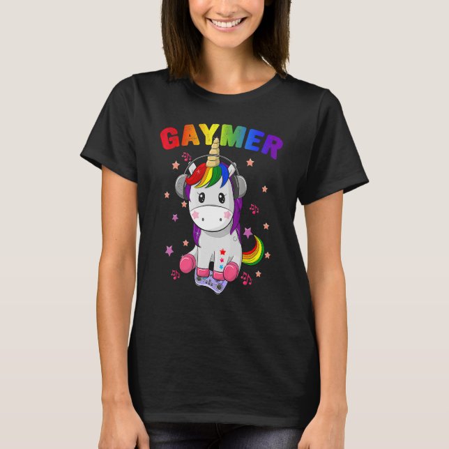 Camiseta Gaymer Orgulho gay Flag Lgbt Gamer Lgbtq (Frente)