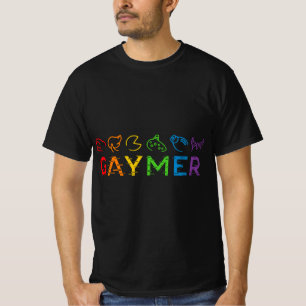Camiseta Gaymer Video Game LGBT Heartbeat Gamer Pride Mont