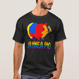 Camiseta Gaynea Pig Gay Guiné Pig Pride Lgbt Correspondente