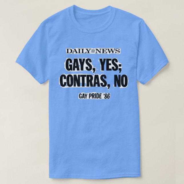 Camiseta Gays yes contras no (Frente do Design)