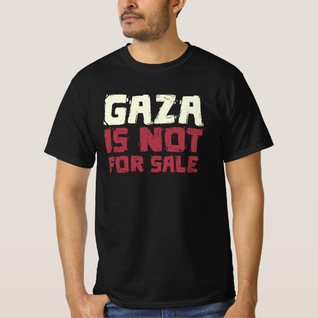 Camiseta Gaza is Not For Sale (Frente)