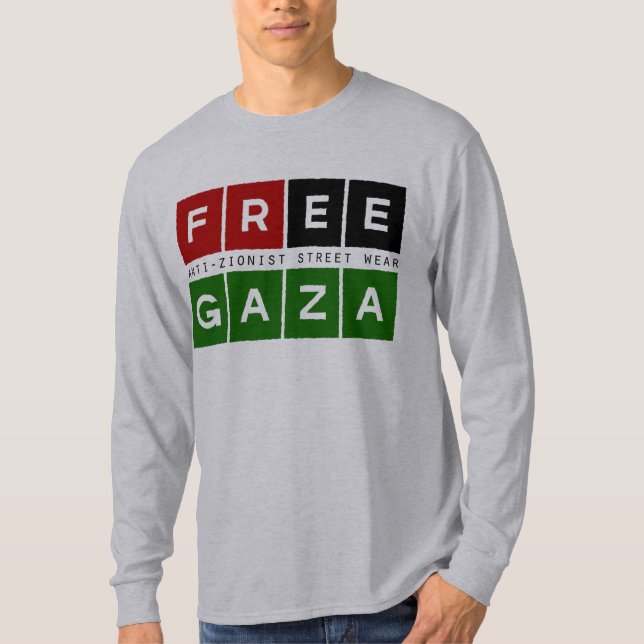 Camiseta Gaza livre! (Frente)