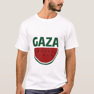 Camiseta Gaza, melancia, solidariedade palestina