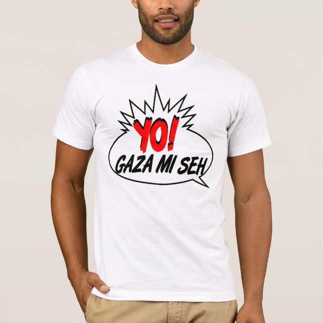 Camiseta Gaza mi Seh T Shirt (Frente)