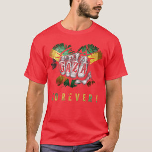 Camiseta Gaza Para Sempre Bandeira Jamaicana Dancehall Vybz