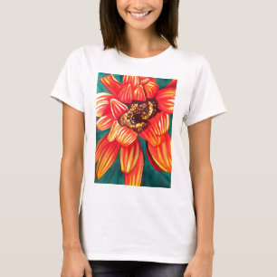 Camiseta Gazania flor do deserto arte por Sacha Grossel