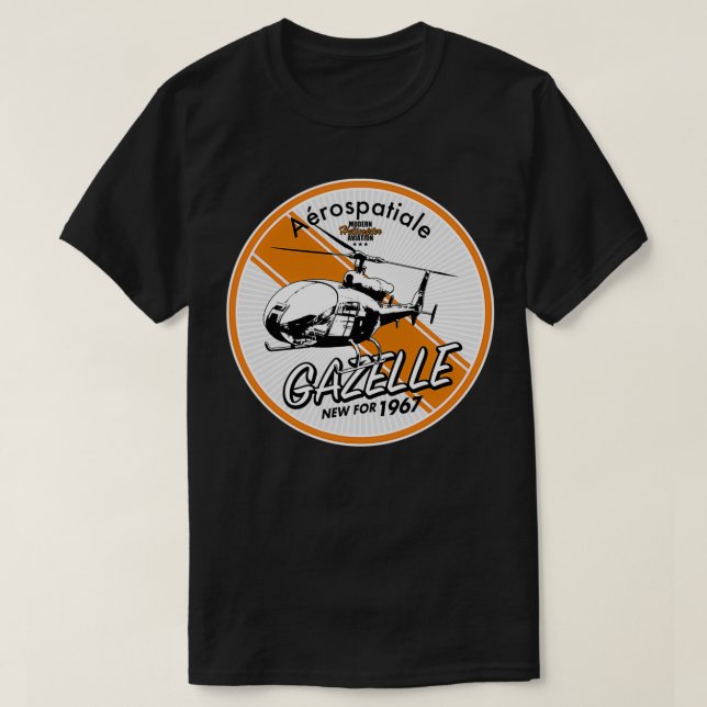 Camiseta Gazelle Helicopter (Frente do Design)