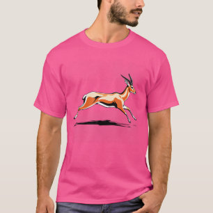 Camiseta Gazelle Running Artística Beach Scene