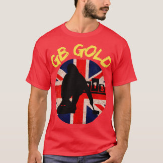 Camiseta GB Curling Dourado 2