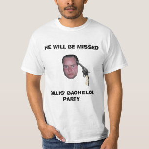 CAMISETA GB, ELE VAI SER PERDIDO, FESTA DE CABEÇA DE GILLIS