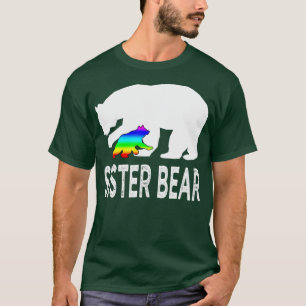 Camiseta gbt do urso irmã