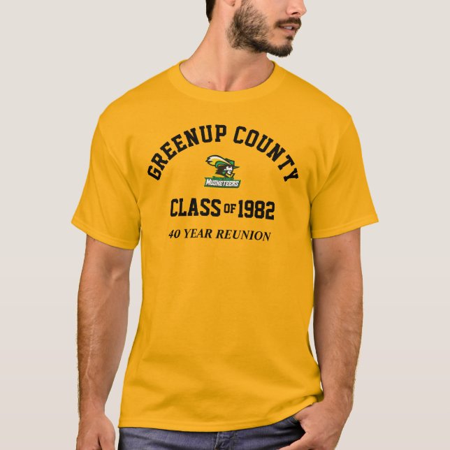 Camiseta GCHS 82 Reunião T-Shirt gold (Frente)