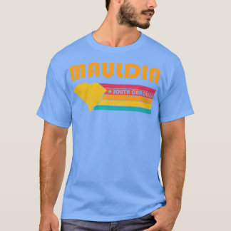 Camiseta Ģdin South olina Vintage Afetou Souvenir