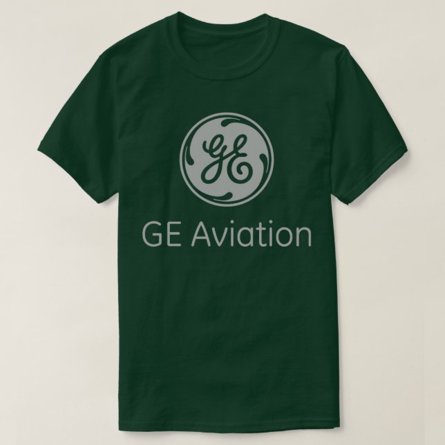 Camiseta GE Aviation Cinzas (Frente do Design)