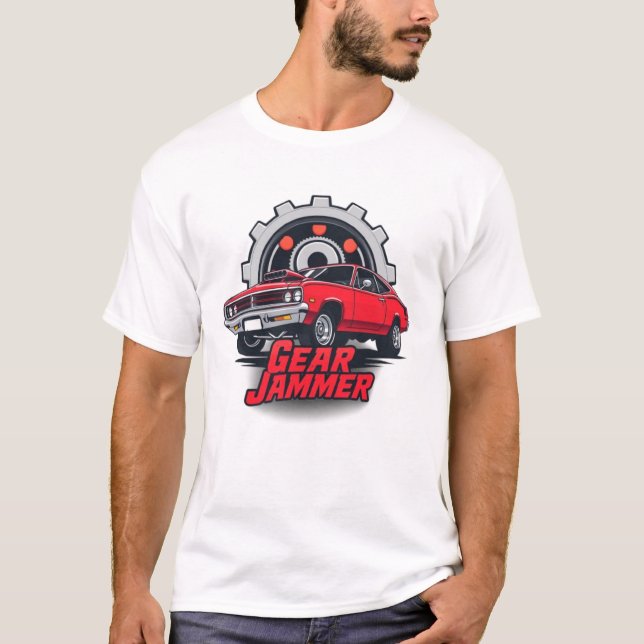 Camiseta Gear Jammer 1971 Dodge Demon 340 (Frente)