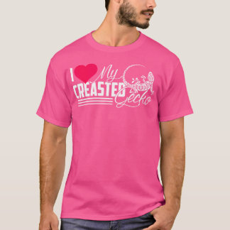 Camiseta Gecko Detido Eu Amo Minha Gecko Deitada