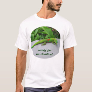 Camiseta Gecko do Dia da Pó Dourado - Audiência e Gecko