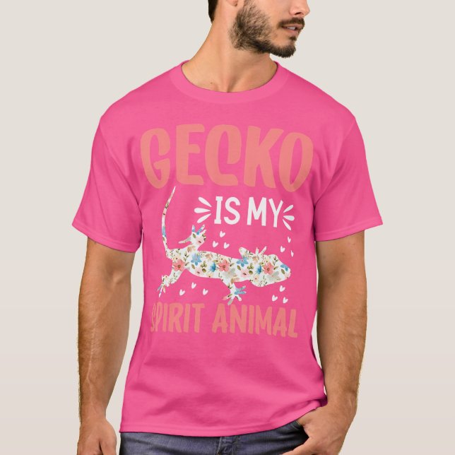 Camiseta Gecko É Meu Animal Espírito, Eu Gecko (Frente)