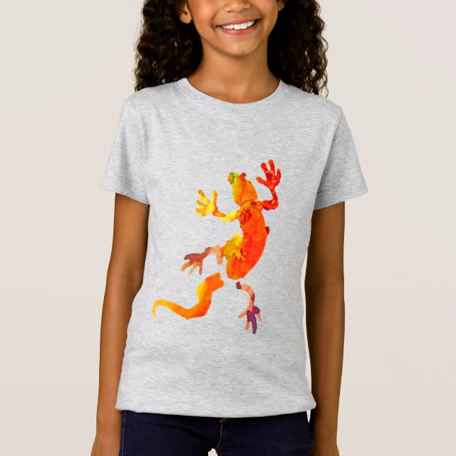 Camiseta Gecko lagarto da fauna selvagem eco-réptil (Frente)