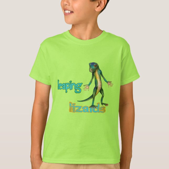 Camiseta Gecko Leaping Lizards (Frente)